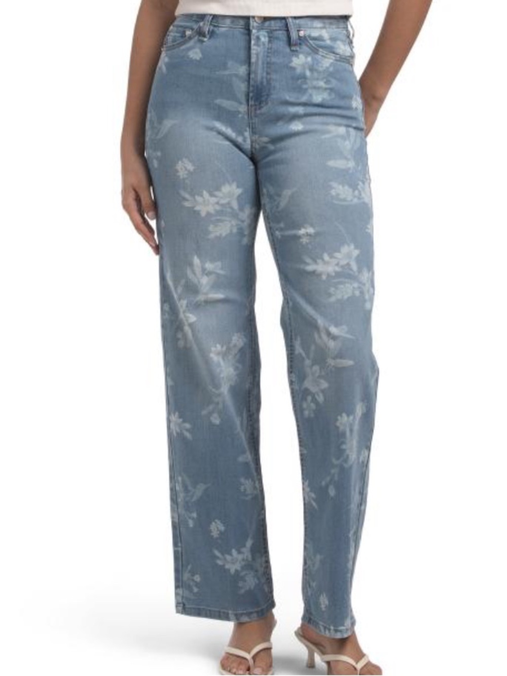 OAT NEW YORK wide leg print jeans